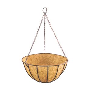 40cm Classic Hanging Basket with Coco Liner & Chain