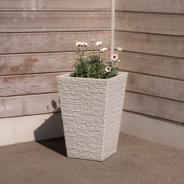 Stone Tall Slate Planter 