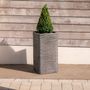 Tall Square Amalfi Pewter