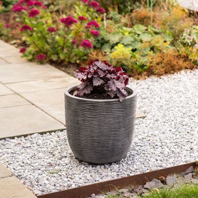 Pewter Large Round Amalfi