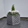 Pewter Small Lazio Planter 32cm x 32cm  