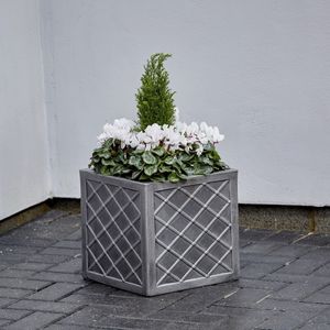 Pewter Small Lazio Planter 32cm x 32cm  