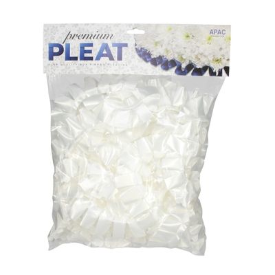 white pleat
