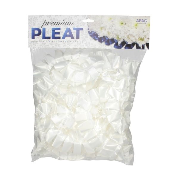 white pleat