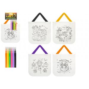 Halloween Colour me in bag 