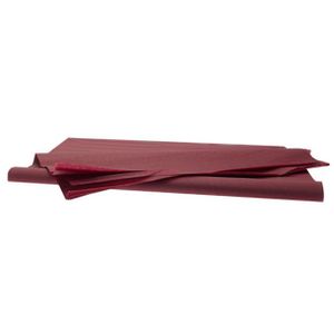 burgundy tissue paper