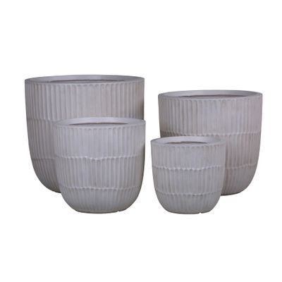 Hortus Outdoor - Cement look Planter Set - x 4 