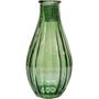 Green Vintage Fluted Bud Vase (14cm)