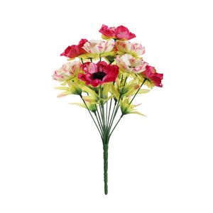 Pembroke Satin Anemones Mixed Bush x 12 - Fuchsia