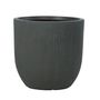 Hortus Outdoor -  Ribbed  Frost Proof Planter Set  x 3 - Grey 