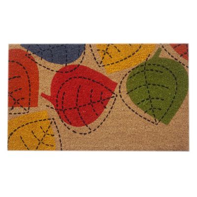 Doormat - Large Leaf Print - 45x75cm