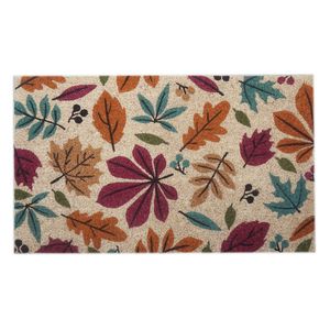 Doormat - Autumn Leaf Print - 45x75cm
