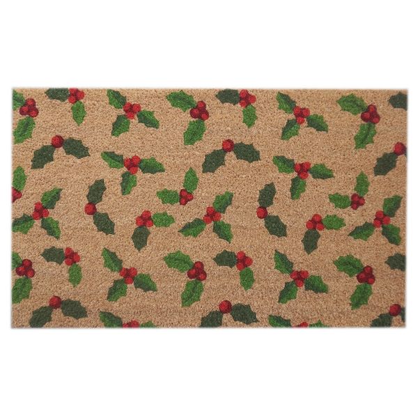 Doormat - Holly with Berries - 45x75cm