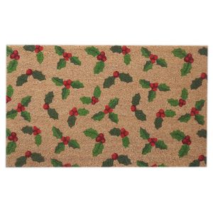 Doormat - Holly with Berries - 45x75cm