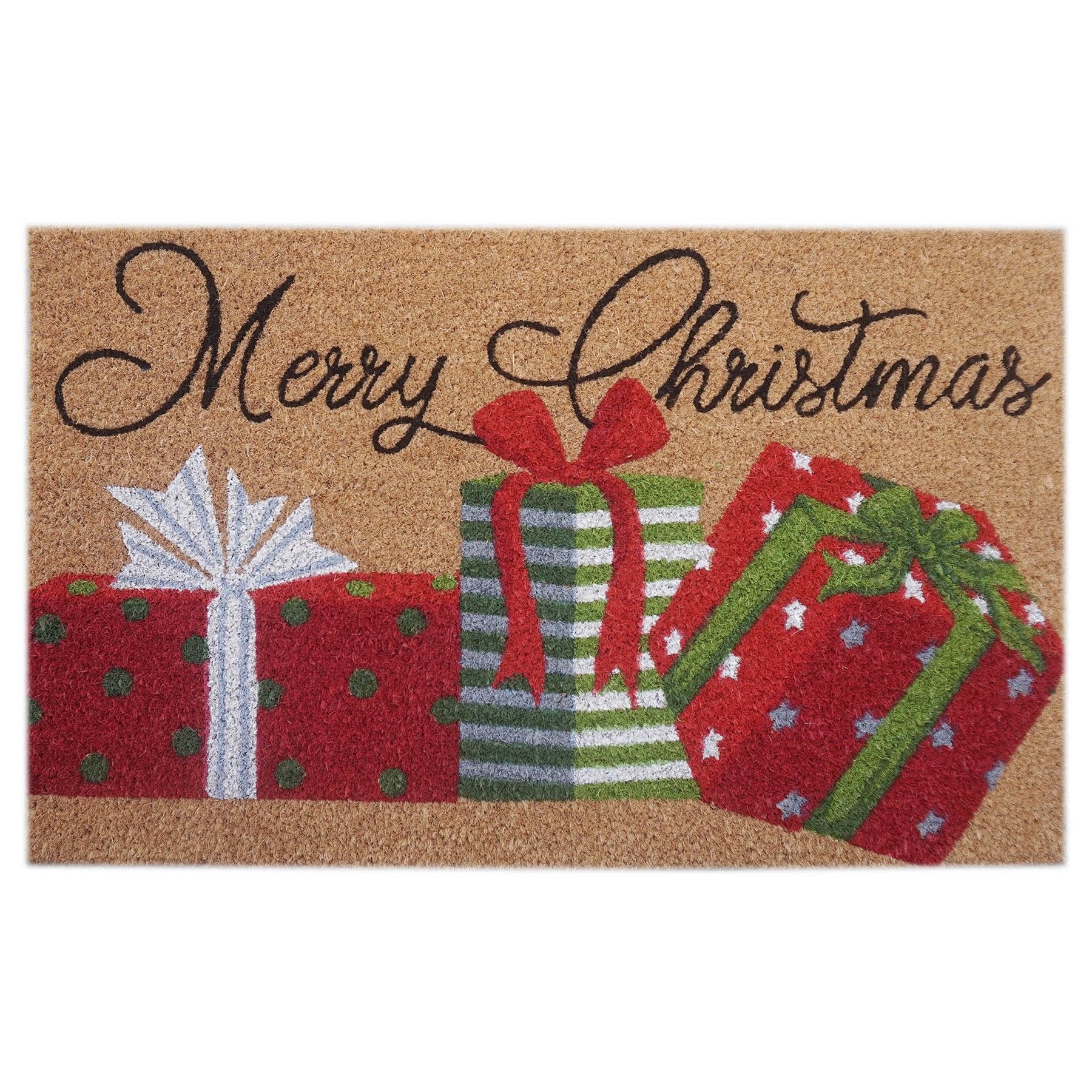 Doormat - Merry Christmas with Gifts - 45x75cm