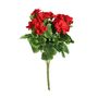 Geranium Bush - Dia40 x H15cm - 9 Stems - Red