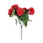 Geranium Bush -Dia35 x H15cm - 5 Stems - Red