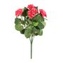 Essentials Geranium Bush - Dia40 x H16 - 7 Stems - Dk Pink