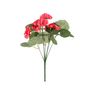 Essentials Geranium Bush - Dia30 x H13cm -7 Stems - Dk Pink