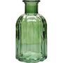 Green Flora Bottle Glass Vase (10.5cm)