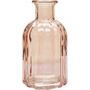 Pink Flora Bottle Glass Vase (10.5cm)