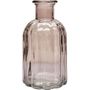 Grey Flora Bottle Glass Vase (10.5cm)