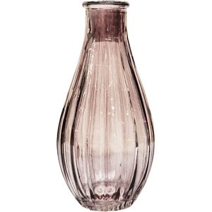Grey Vintage Fluted Bud Vase (14cm)