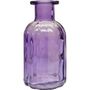 Lilac Flora Bottle Glass Vase (13.7cm)