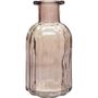 Grey Flora Bottle Glass Vase (13.7cm)