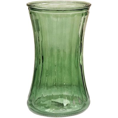 Green Floraline Hand Tie Glass Vase