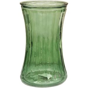 Green Floraline Hand Tie Glass Vase