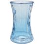 Blue Floraline Hand Tie Glass Vase