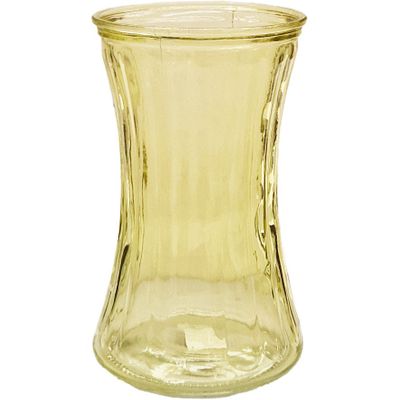 Yellow Floraline Hand Tie Glass Vase