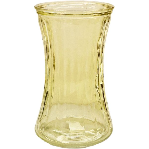 Yellow Floraline Hand Tie Glass Vase