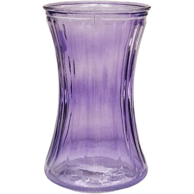 Lilac Floraline Hand Tie Glass Vase