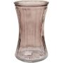 Grey Floraline Hand Tie Glass Vase