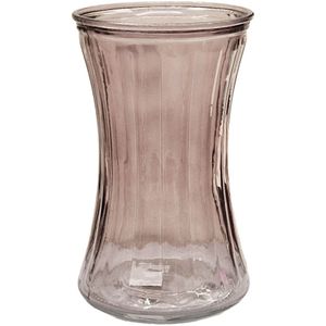 Grey Floraline Hand Tie Glass Vase