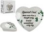 Dad memorial heart diamantes