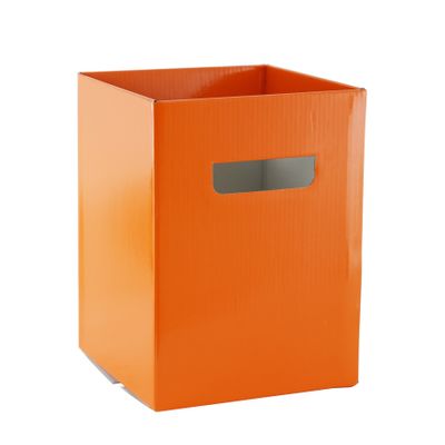 Pearlised Orange Flower Box - (18 x 18 x 24.5cm) (x10)