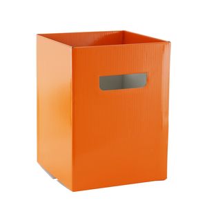 Pearlised Orange Flower Box - (18 x 18 x 24.5cm) (x10)