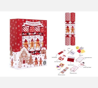 10 Family Gingerbread Crackers