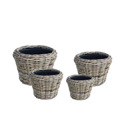 Drypot Split Rattan Baskets - Set of 4