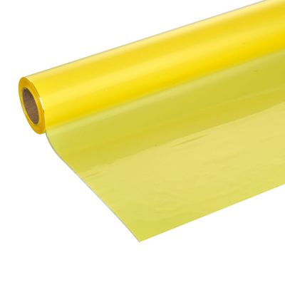 Cellophane Plain Yellow 50m