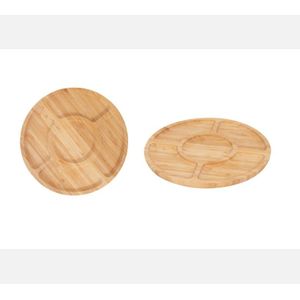 5 Section Wooden Snack Plate (25cm).jpg