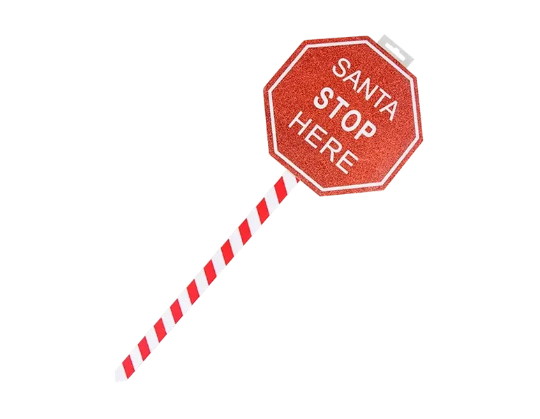 Santa stop here sign.png