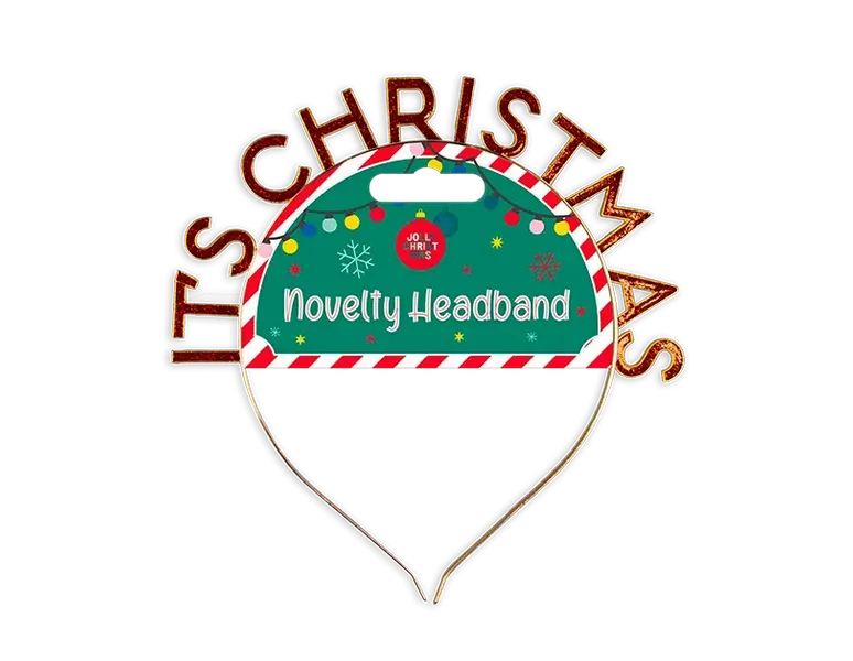 Novelty Its Christmas Metal Headband.png