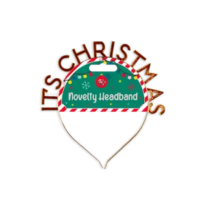 Novelty Its Christmas Metal Headband.png