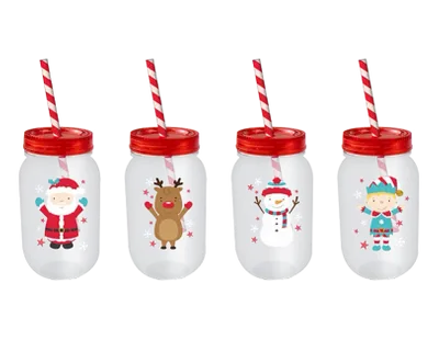  Christmas mason drinking jar and straw 500ml.png