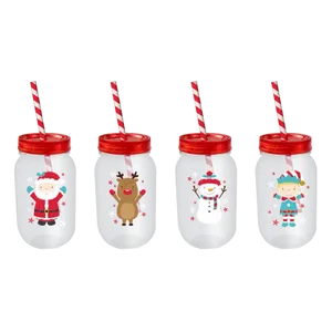  Christmas mason drinking jar and straw 500ml.png