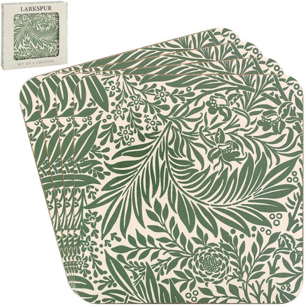 LARKSPUR COASTERS SET OF 4